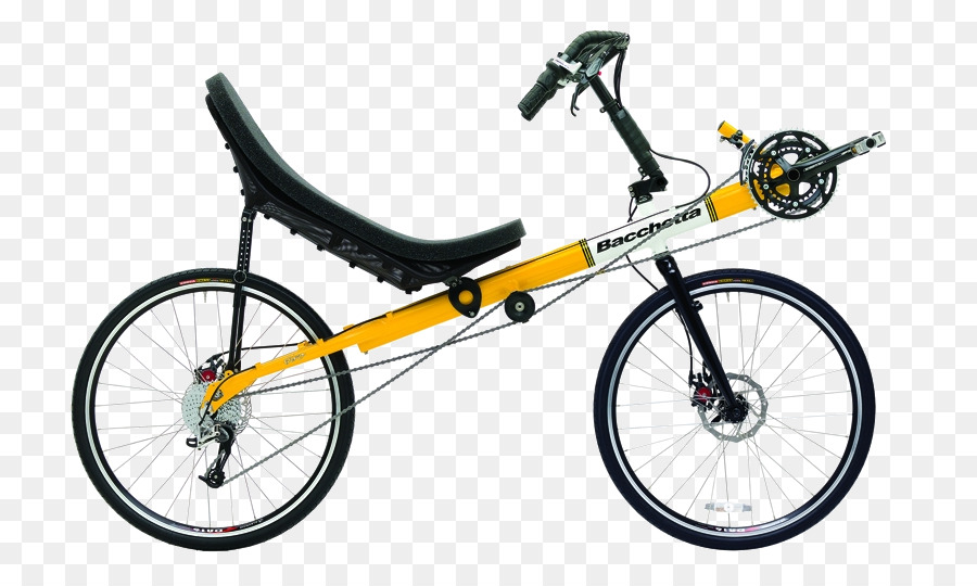 Vélo Couché，Orange PNG