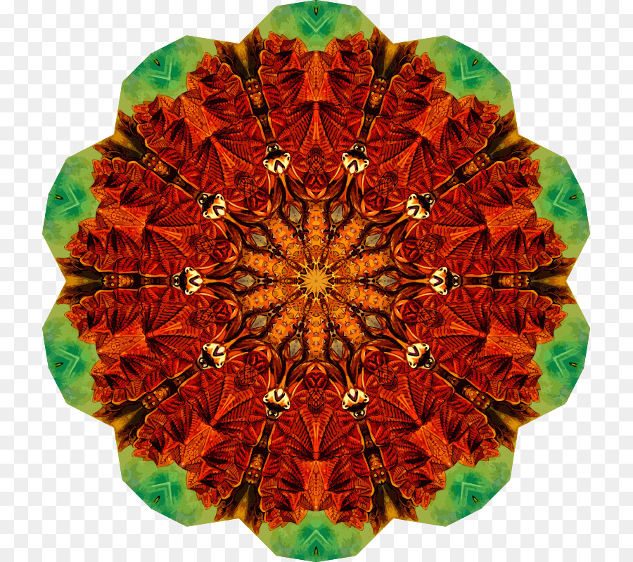 Mandala Coloré，Modèle PNG