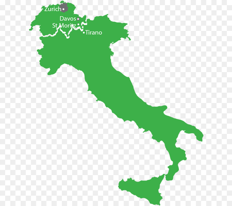 Italie，Carte PNG