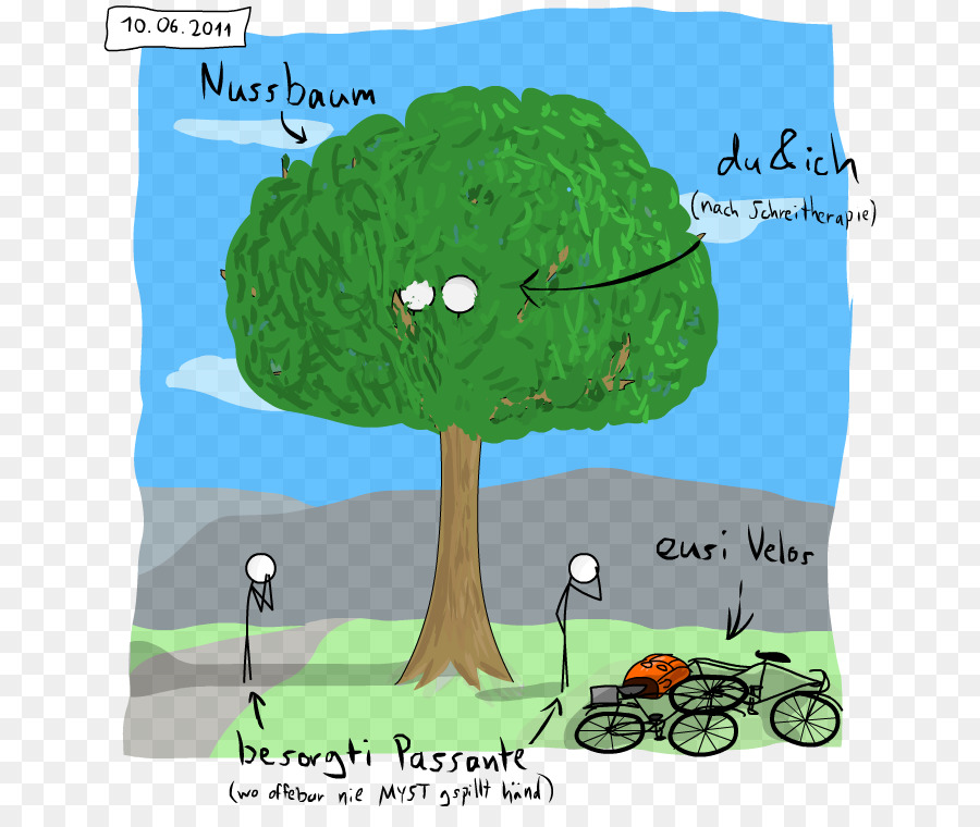 Arbre，Dessin Animé PNG