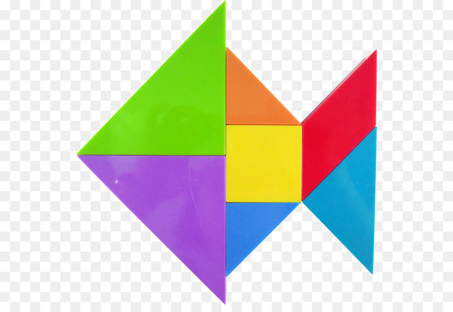 Tangram Coloré，Formes PNG