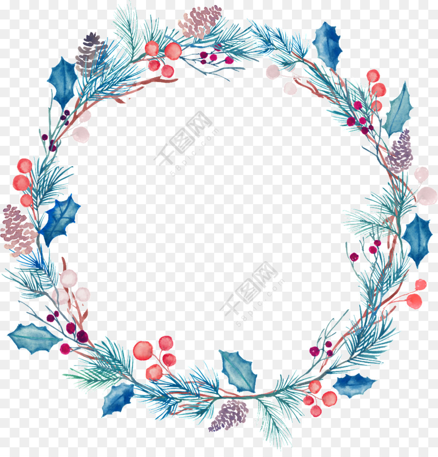 Couronne Florale，Cercle PNG