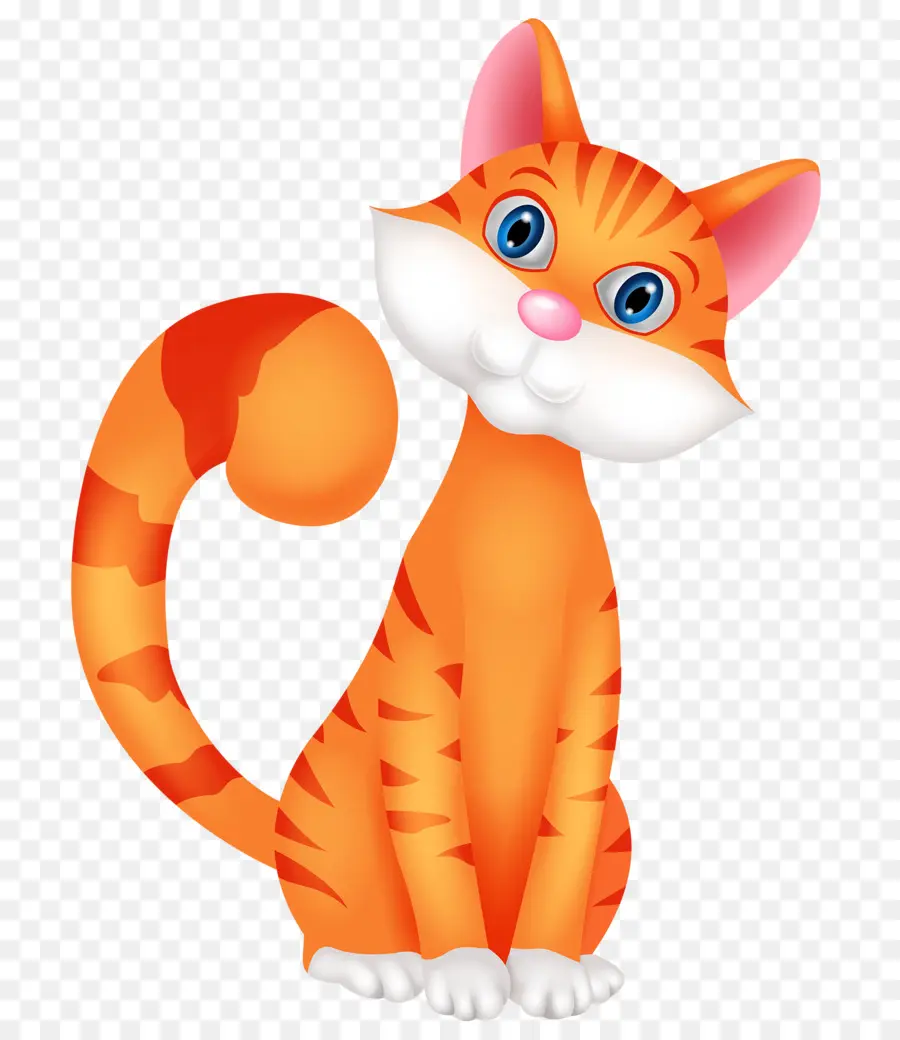 Chat De Dessin Animé，Mignon PNG