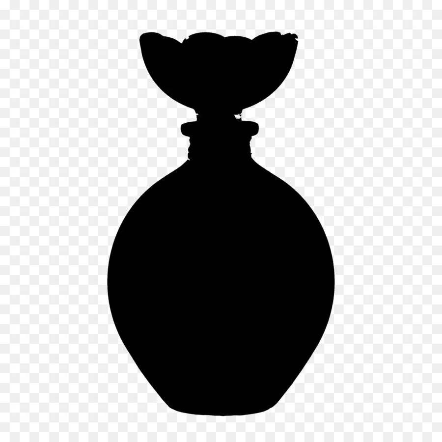 Silhouette De Bouteille De Parfum，Bouteille PNG