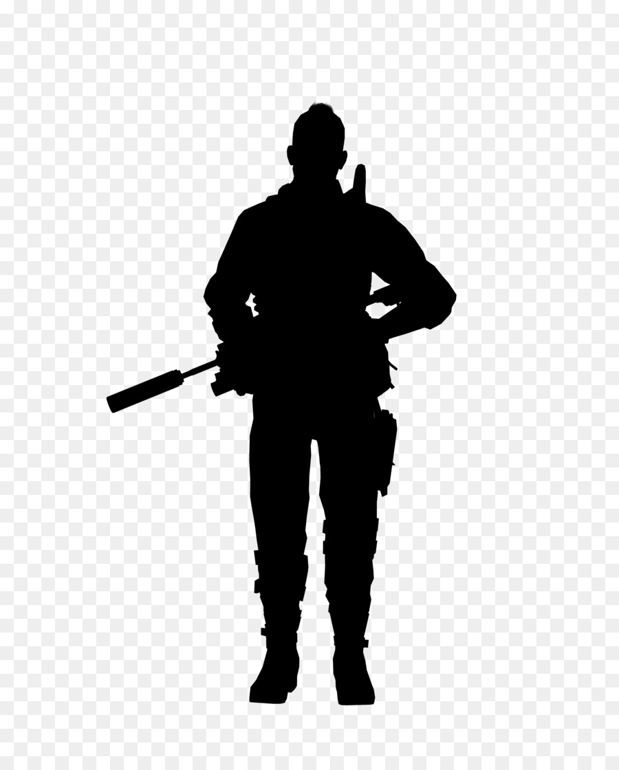 Silhouette，Debout PNG