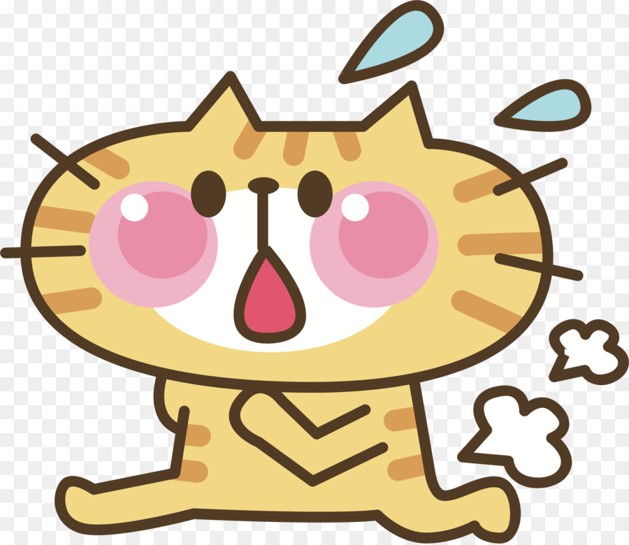 Chat De Dessin Animé，Mignon PNG