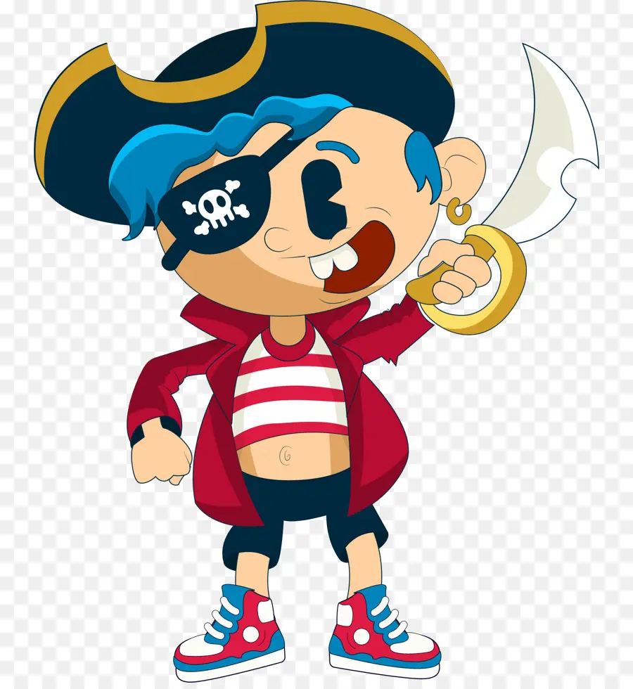 Pirate De Dessin Animé，Épée PNG