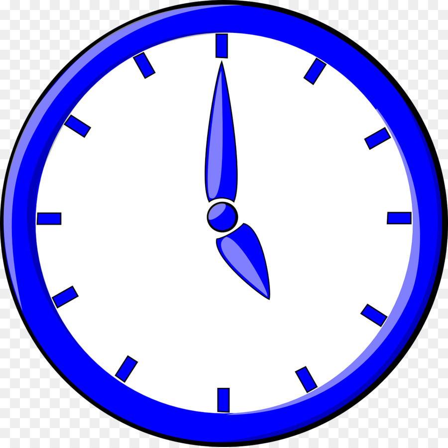 Horloge Bleue，Temps PNG