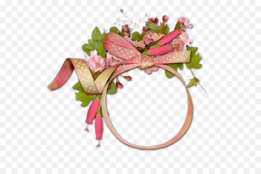 Couronne Florale，Fleurs PNG