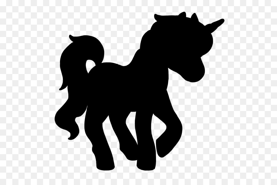 Poney，Silhouette PNG