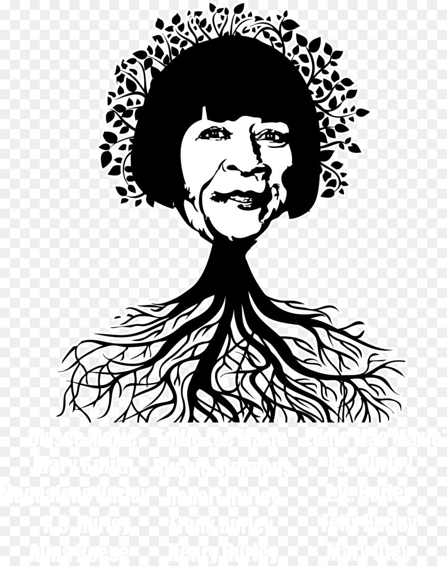 Femme Arbre，Racines PNG