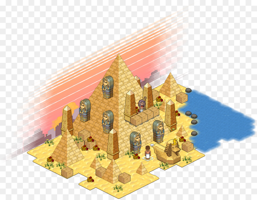 Pyramide De Pixel Art，Pyramide PNG