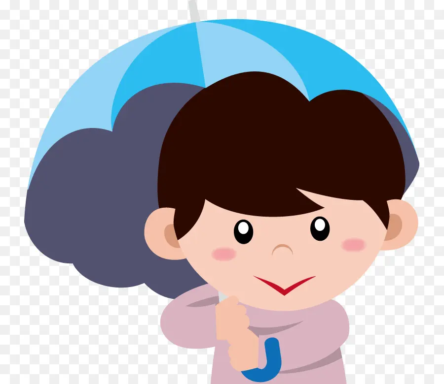 Fille Avec Parapluie，Fille PNG