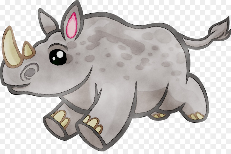 Dessin Animé Rhinocéros，Rhinocéros PNG