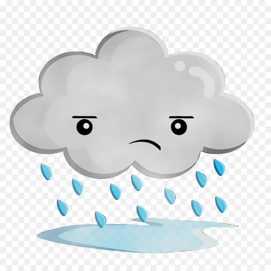 Triste Nuage De Pluie，Pluie PNG