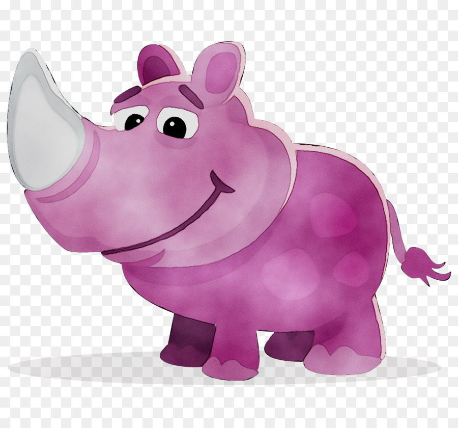 Rhinocéros Violet，Rhinocéros PNG