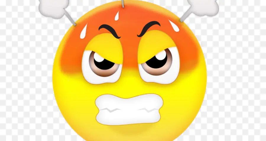 Emoji En Colère，Affronter PNG