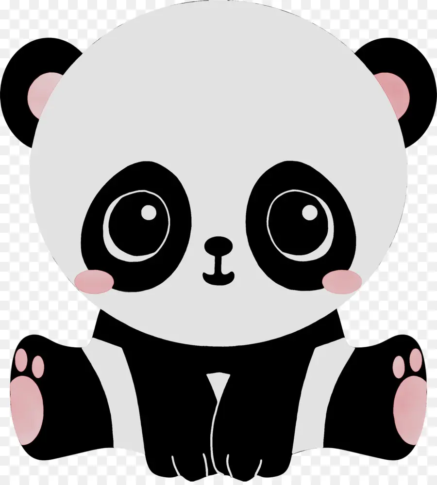 Panda De Dessin Animé，Mignon PNG