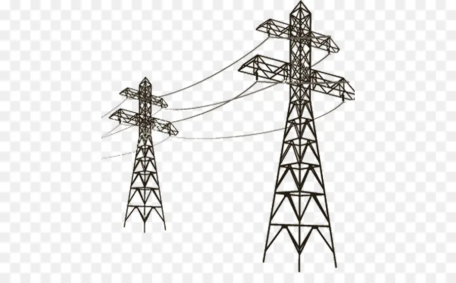 Lignes électriques，électricité PNG