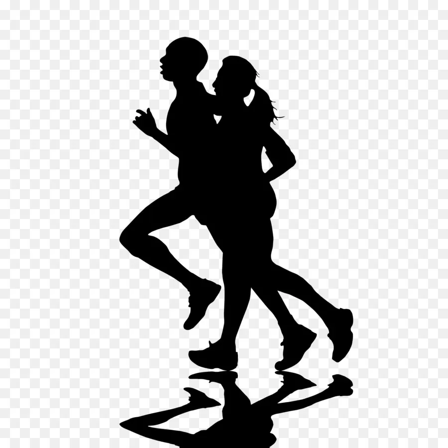 Couple En Cours D'exécution，Jogging PNG