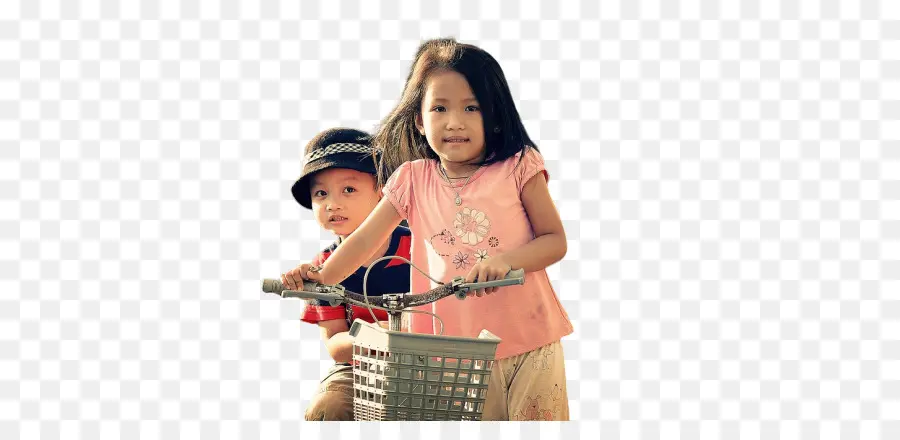 Enfants à Vélo，Enfants PNG