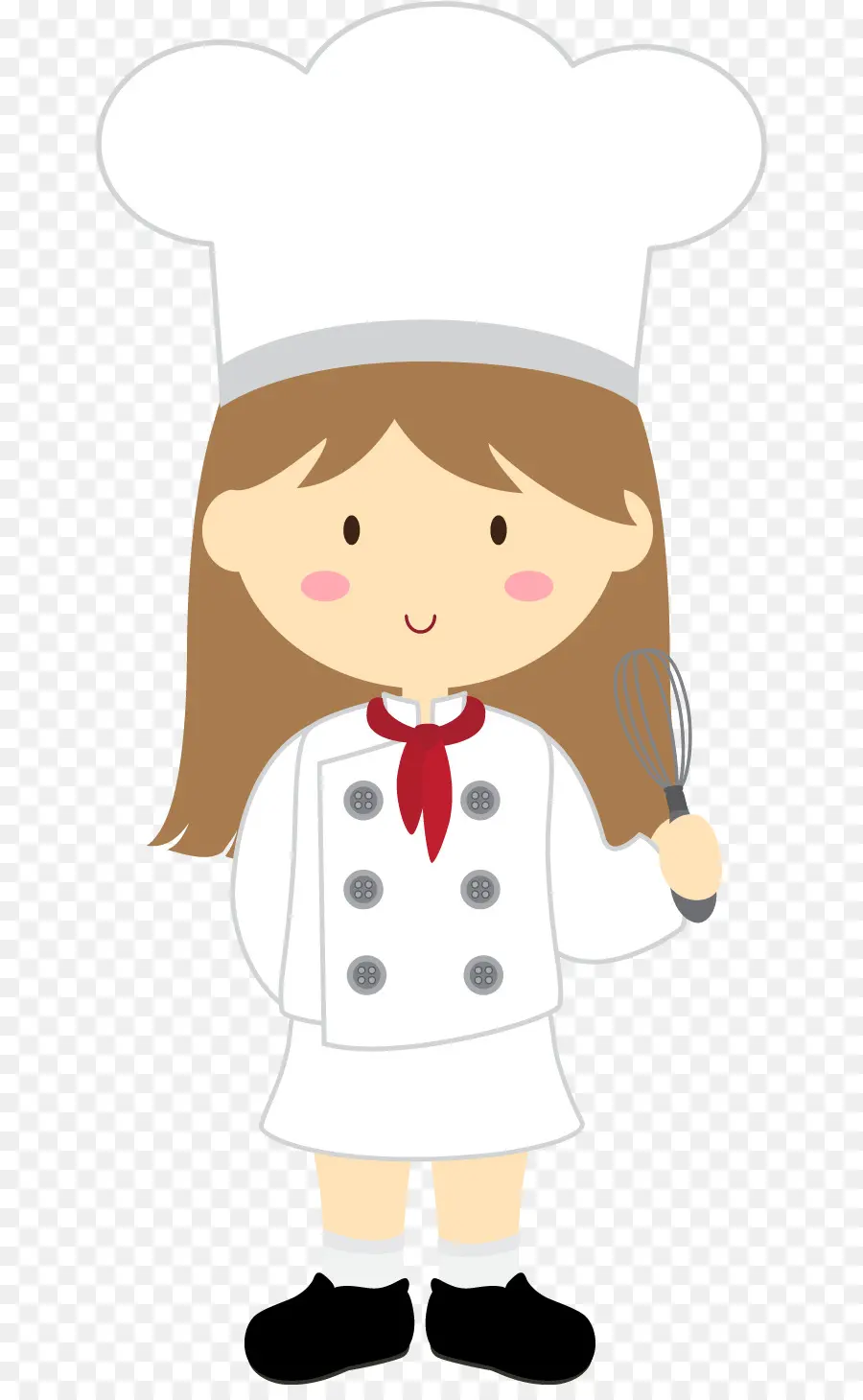 Chef De Bande Dessinée，Uniforme Blanc PNG