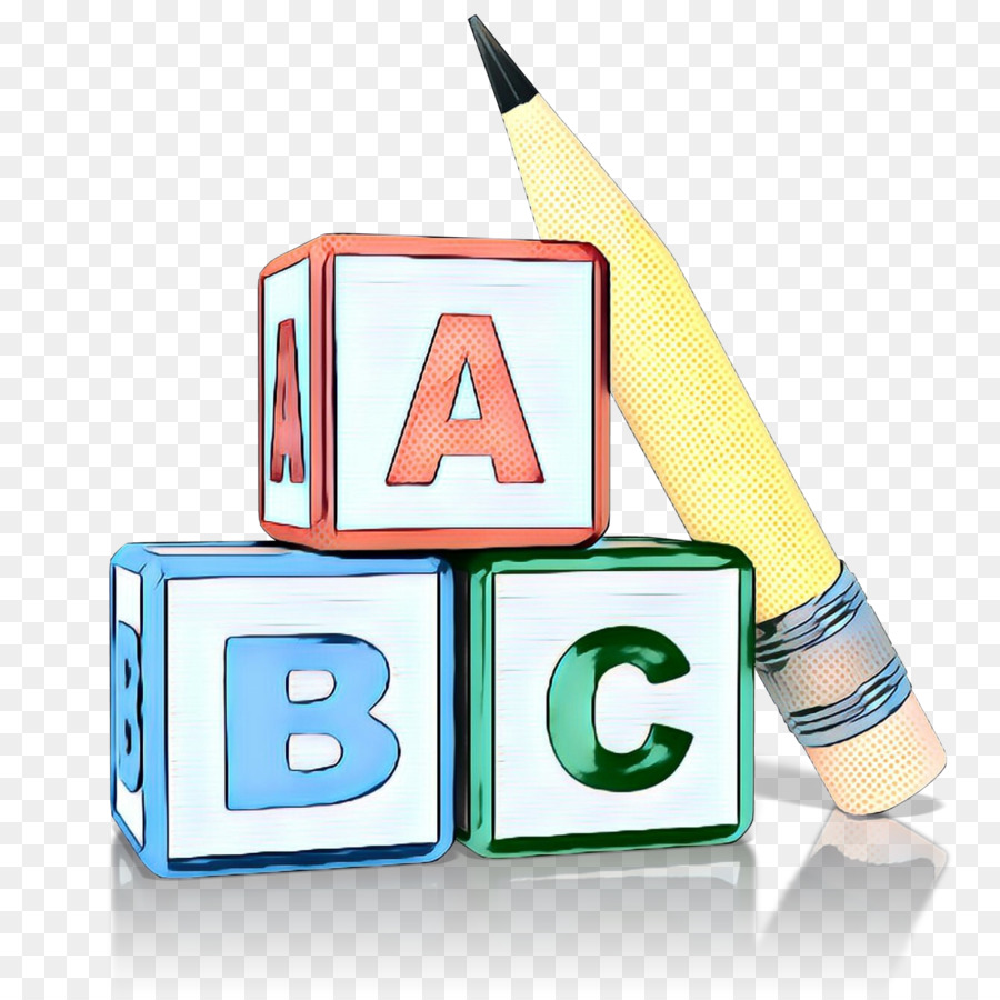 Blocs Abc，Crayon PNG