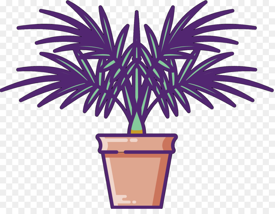 Les Palmiers，Flowerpot PNG