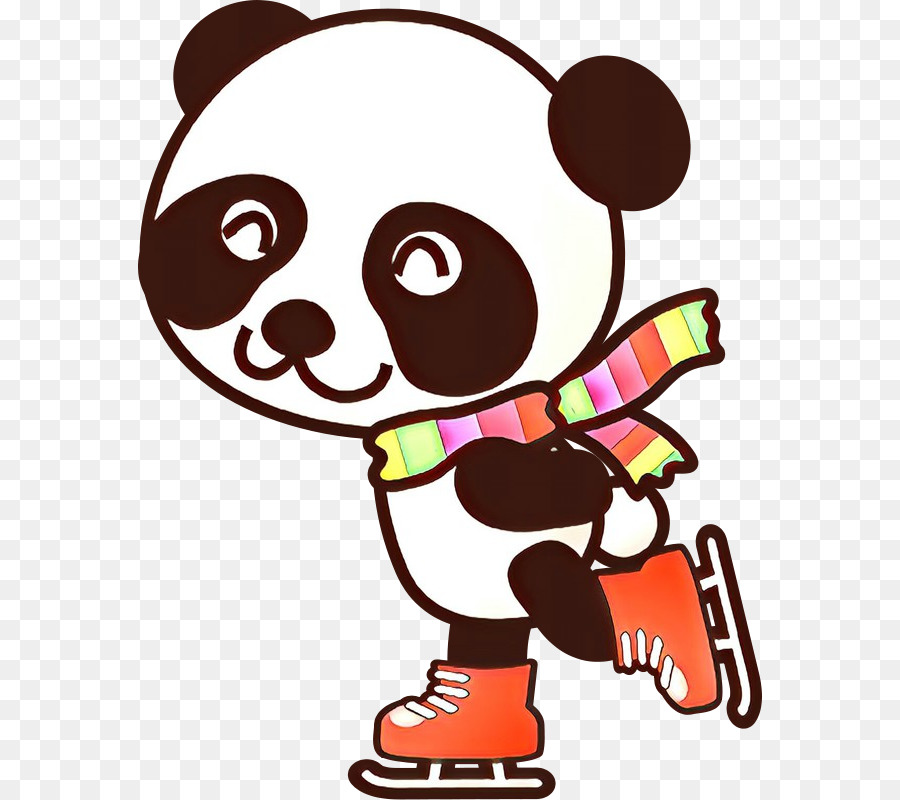 Panda，Patinage Sur Glace PNG