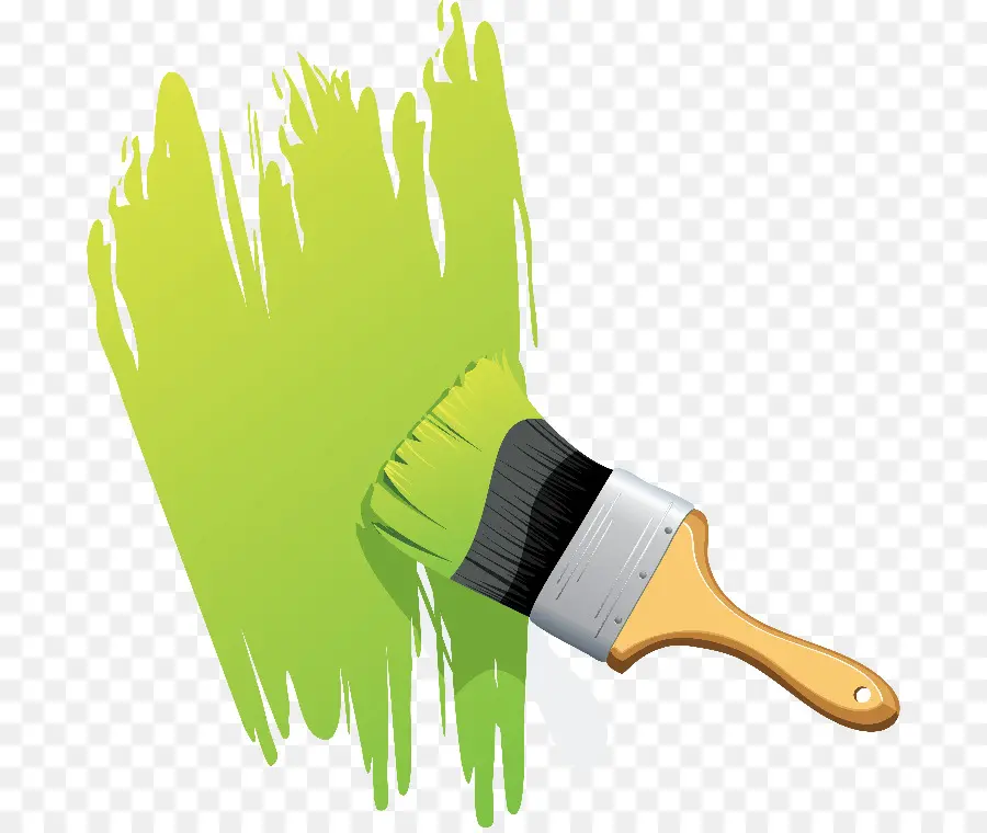 Pinceau Vert，Peinture PNG