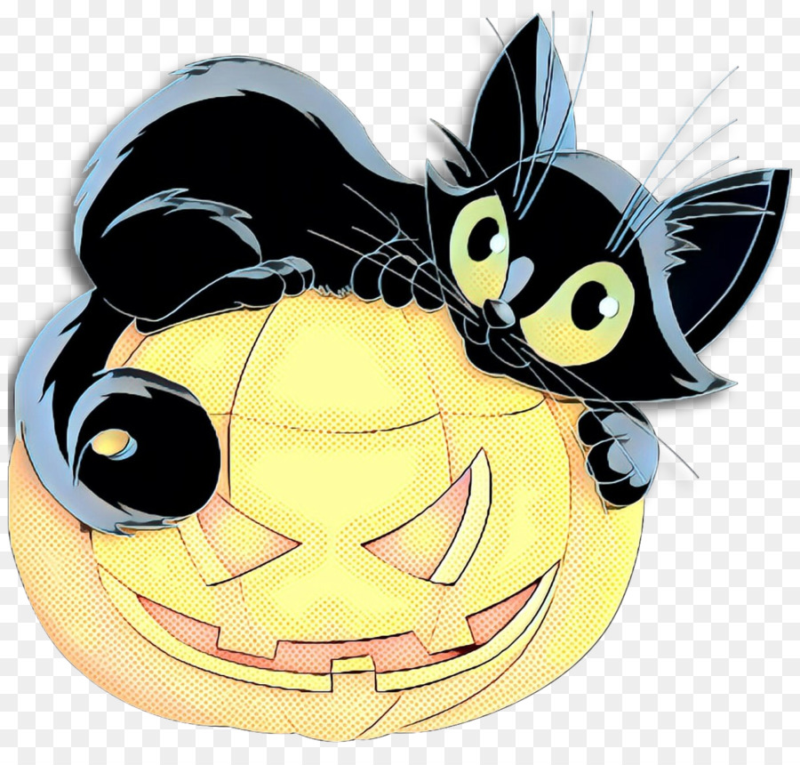 Chat Noir，Citrouille PNG