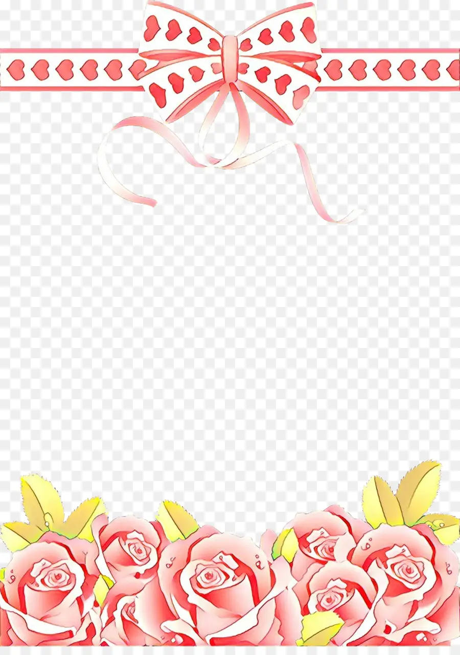 Cadre Floral，Roses PNG