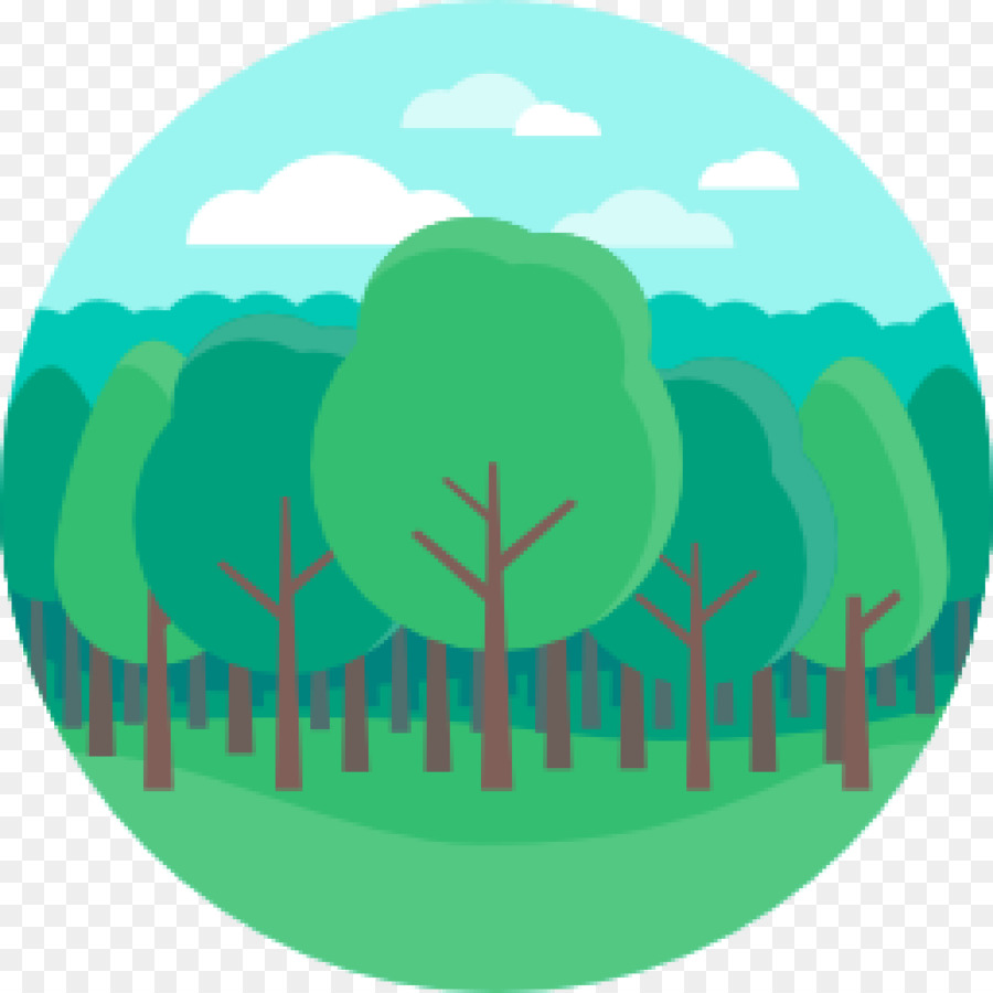 Paysage Vert，Arbres PNG