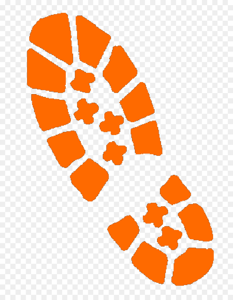 Impression De Chaussure Orange，Seul PNG