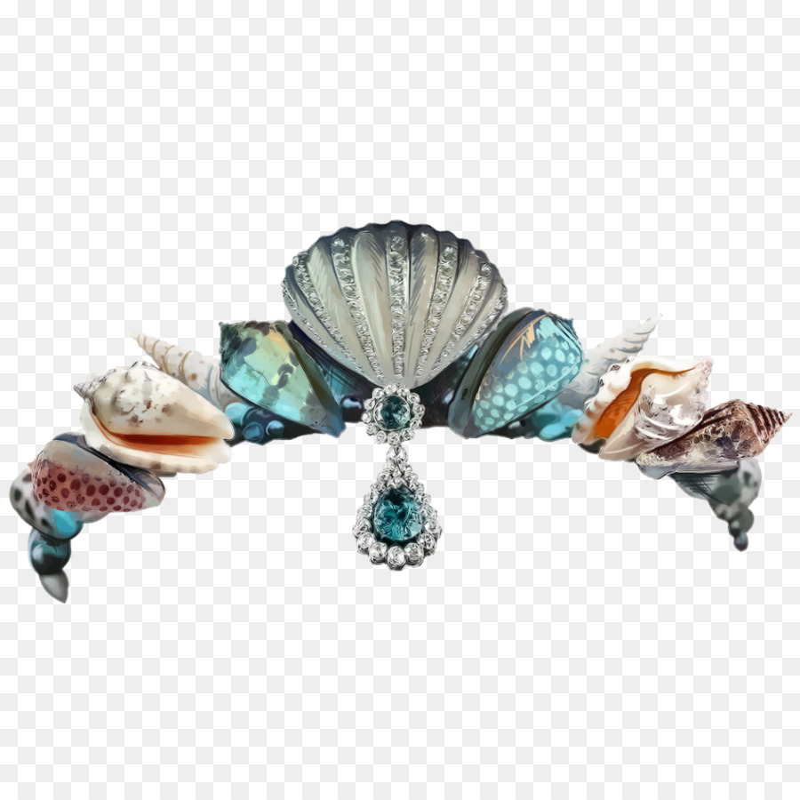 Diadème Coquillage，Bijoux PNG