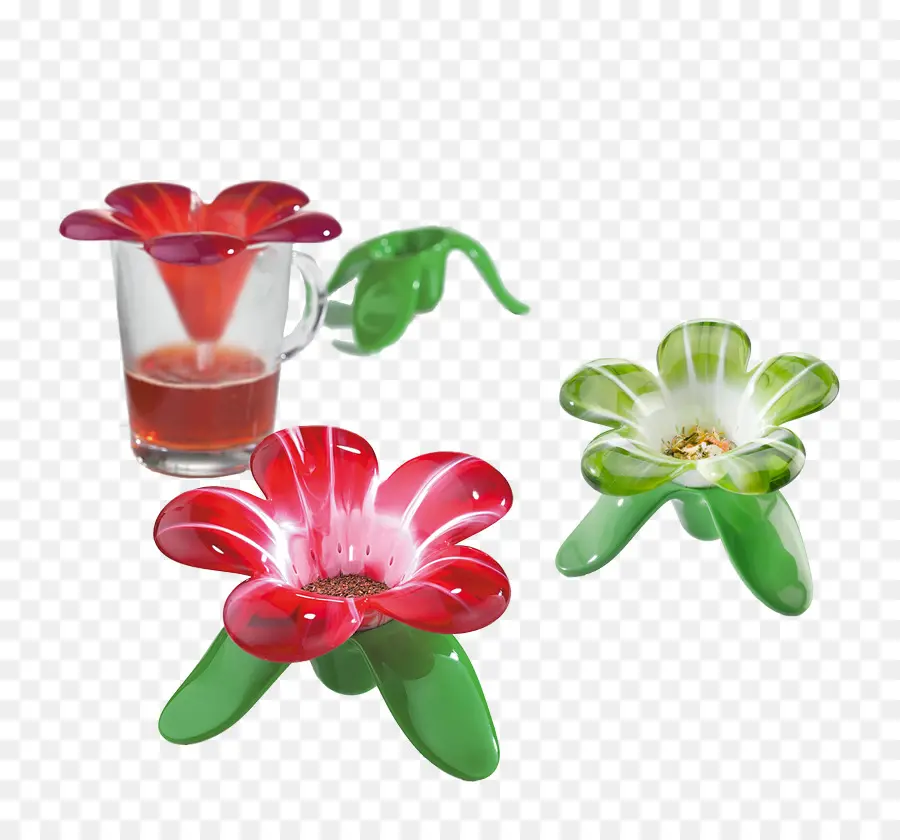 Infuseur à Thé Aux Fleurs，Thé PNG