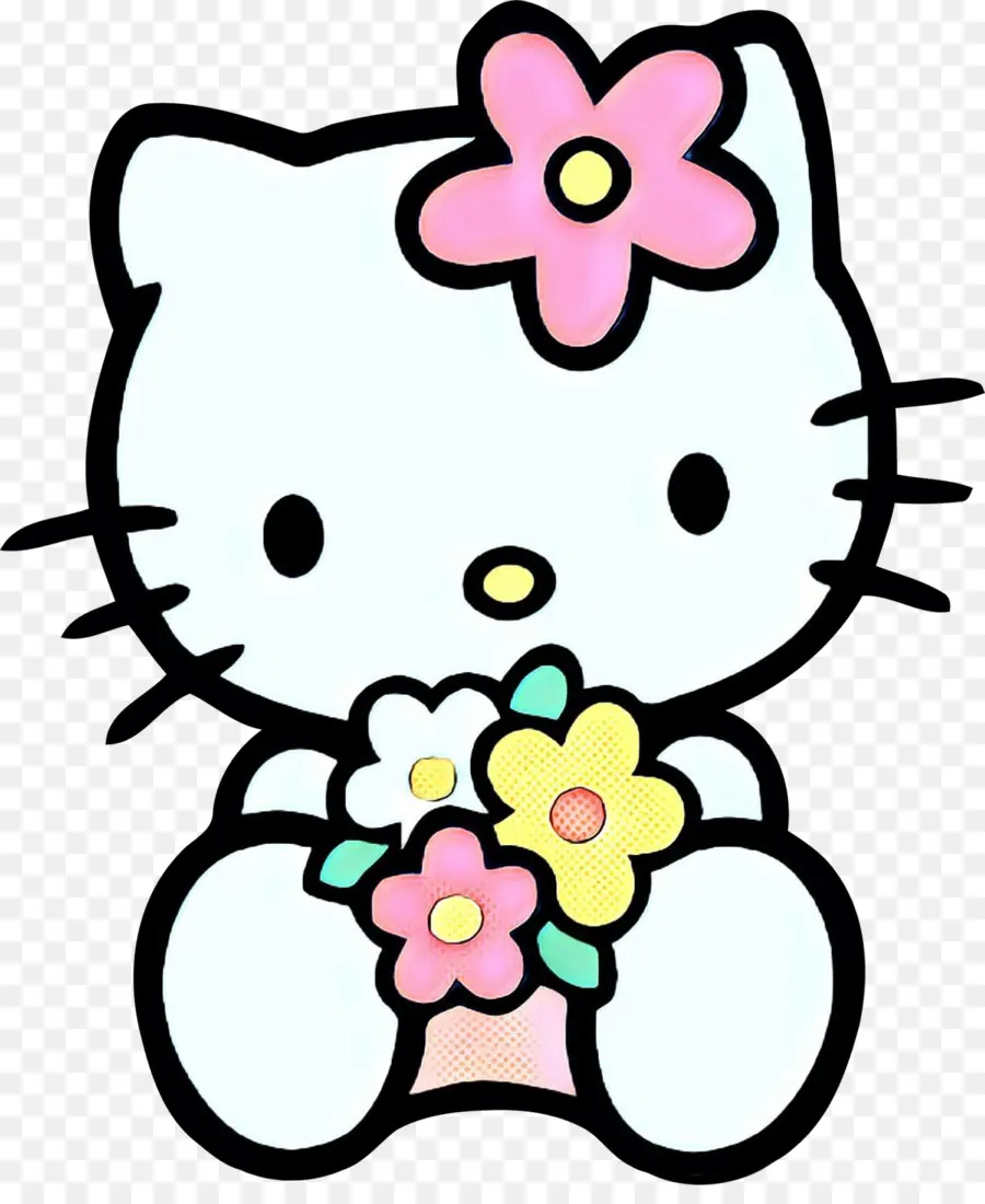 Bonjour Kitty，Fleurs PNG