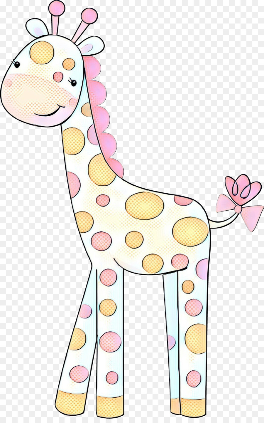 Girafe Violette，Dessin Animé PNG