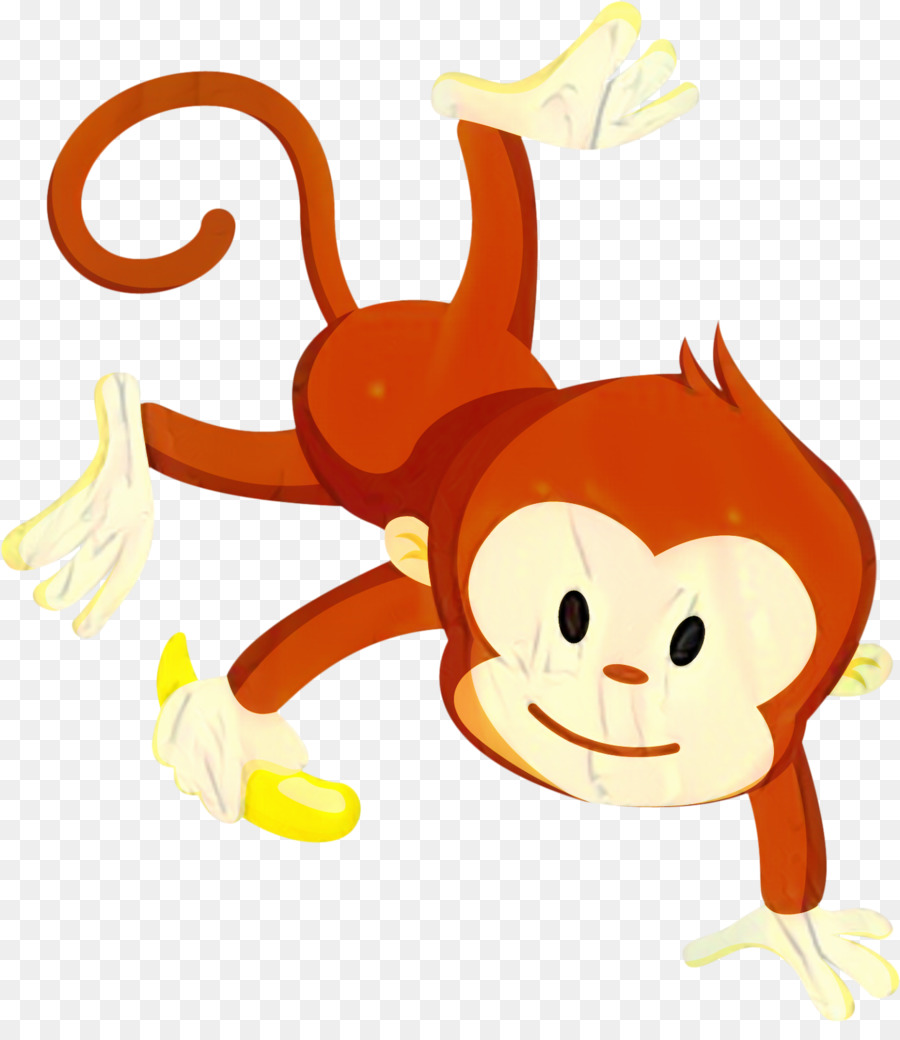 Singe，Banane PNG