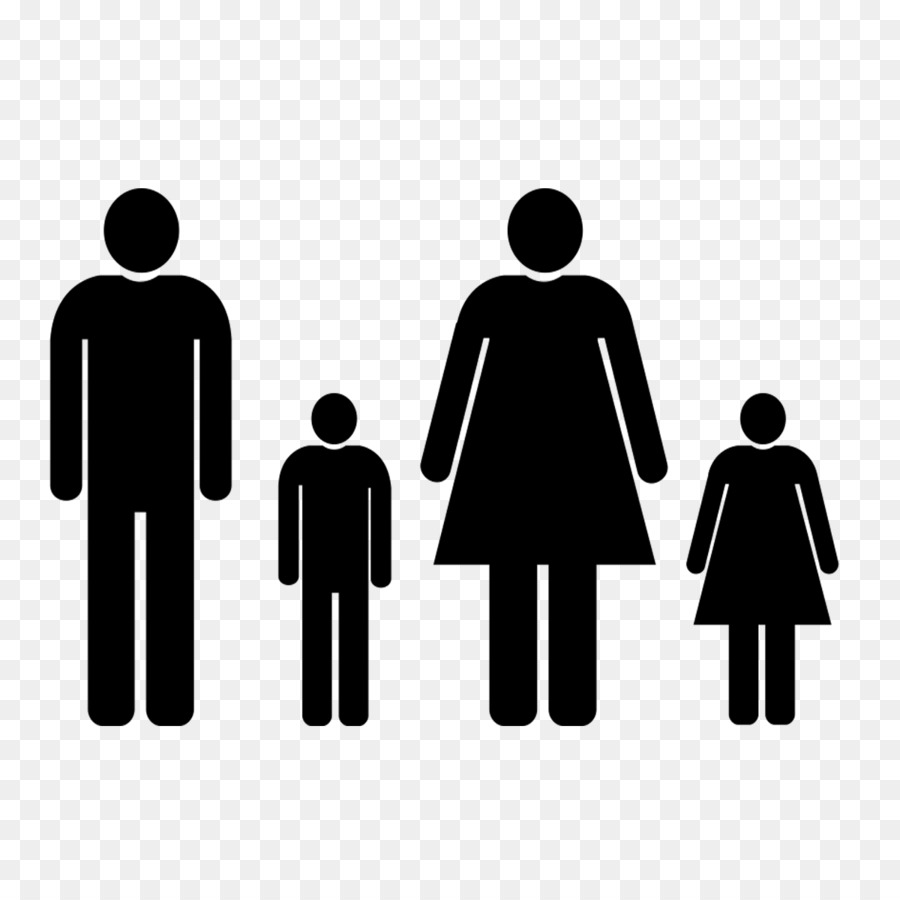 Famille Silhouette，Personnes PNG