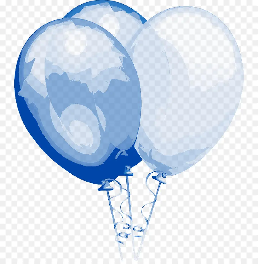 Ballon Bleu，Hélium PNG