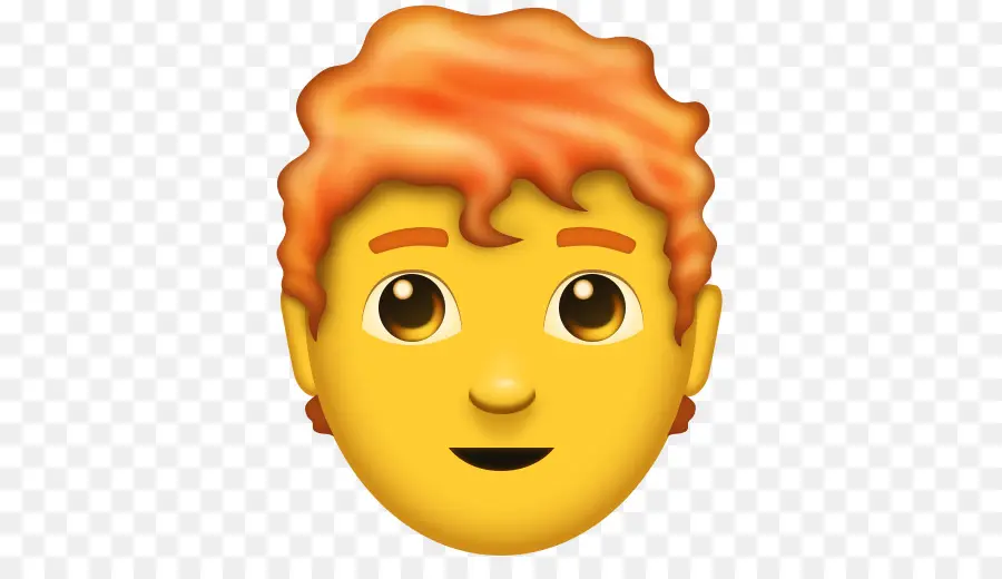 Emoji Aux Cheveux Roux，Affronter PNG