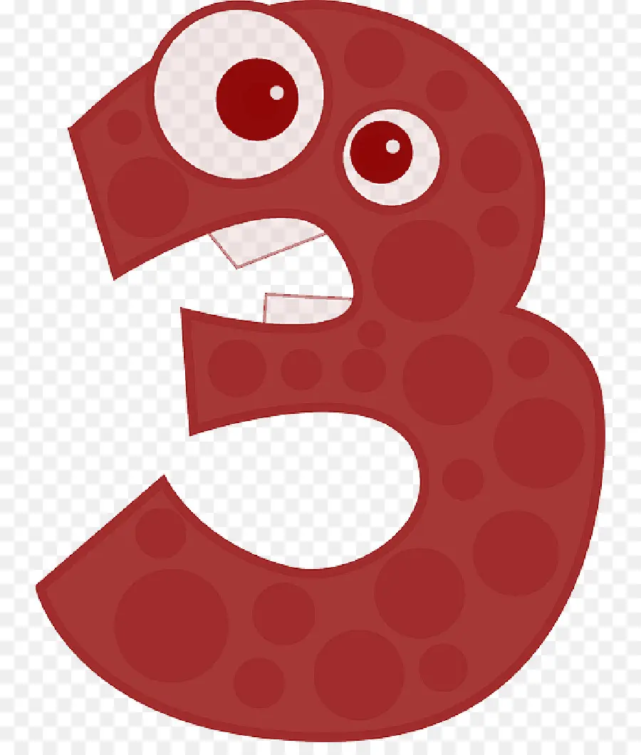 Numéro 3，Rouge PNG