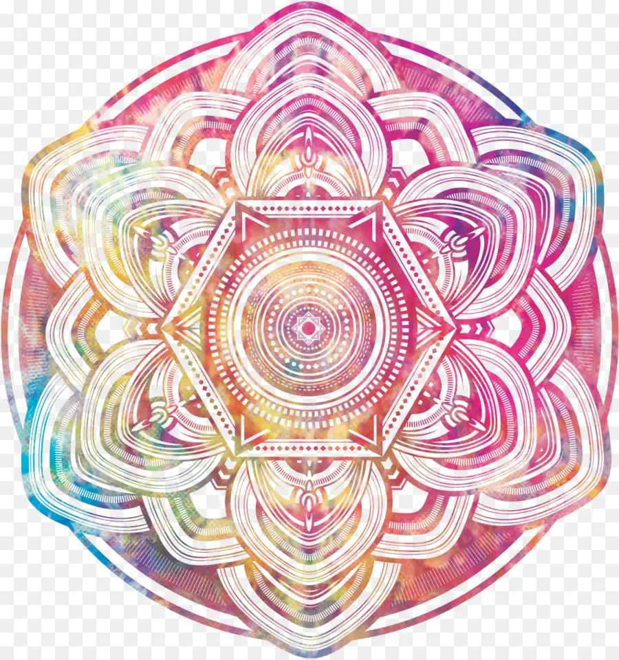 Mandalas，Coloré PNG