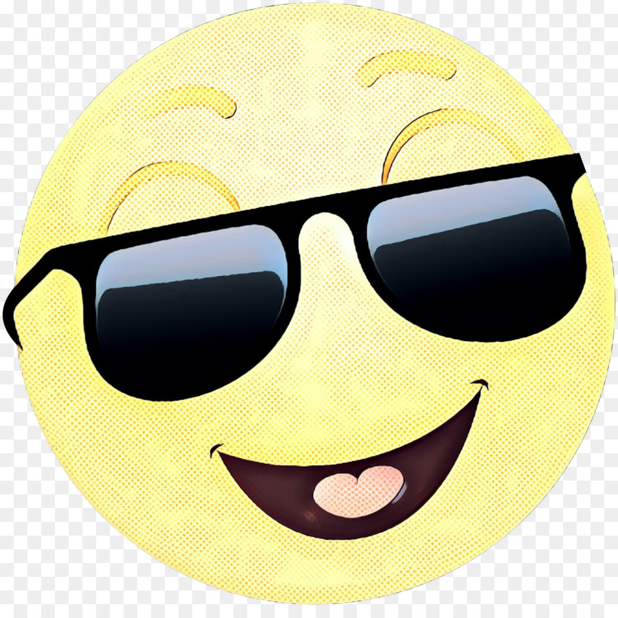 Visage Souriant Avec Des Lunettes De Soleil，Sourire PNG