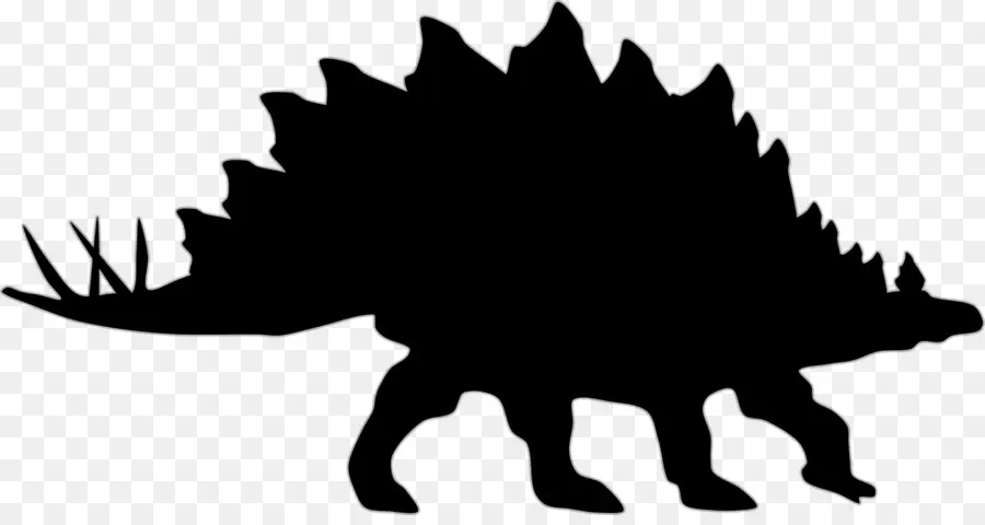 Stegosaurus，Silhouette PNG