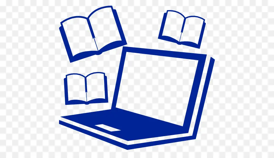 Ordinateur Portable Et Livres，En Lisant PNG