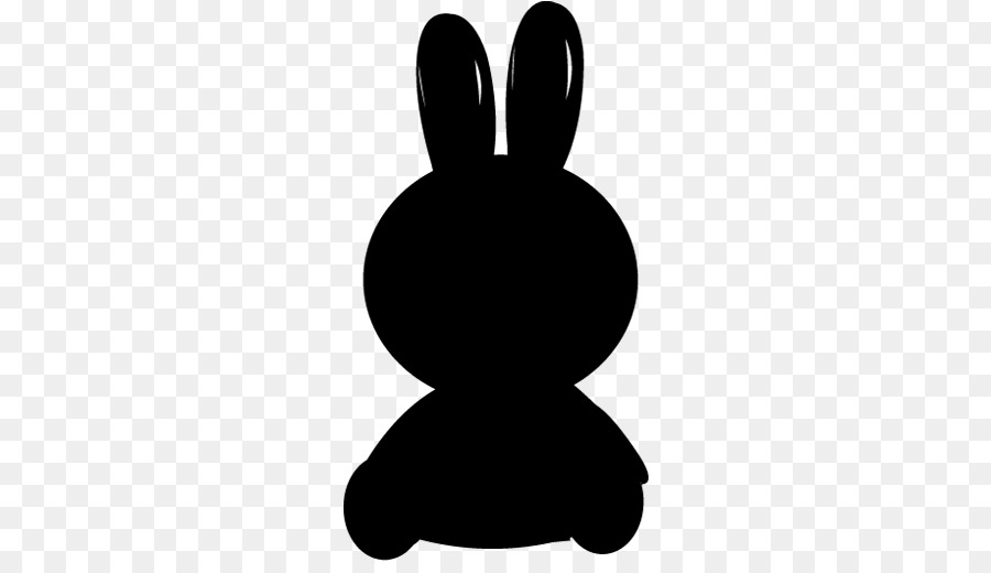 Silhouette De Lapin，Lapin PNG