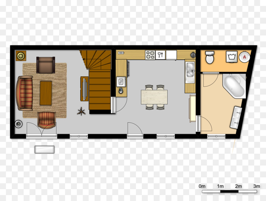 Plan D'étage De La Maison，Mise En Page PNG