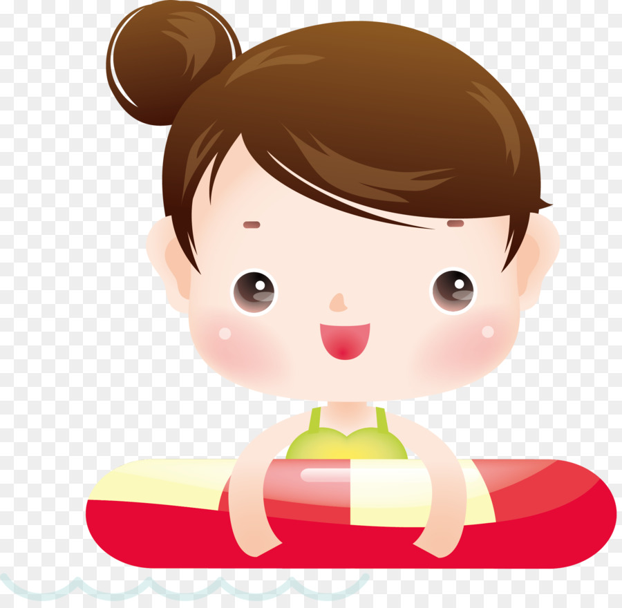 La Natation，Fille PNG